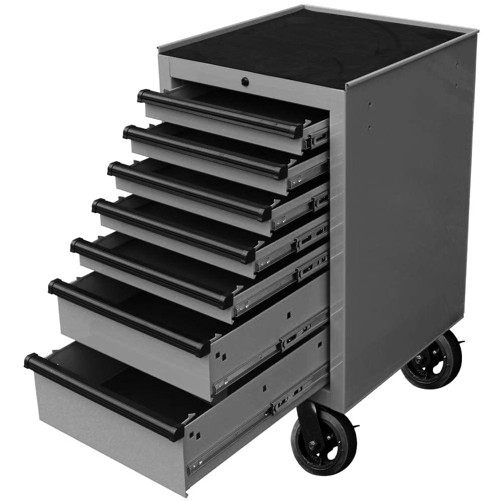 Maxim Pro Series 72” & 54” Side Cabinet MAXIM 72” & 54” Nardo Grey 7 Drawer Side Cabinet Toolbox