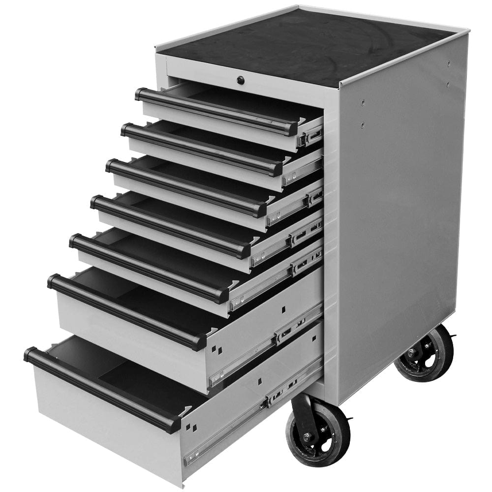 Maxim Pro Series 72” & 54” Side Cabinet MAXIM 72” & 54” Nardo Grey 7 Drawer Side Cabinet Toolbox