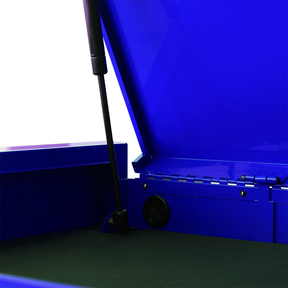 Maxim Pro Series 72” Combo - 72” Roll cabinet, 72” Top chest MAXIM 72” Blue 28 Drawers Top Chest & Roll Cabinet Combo Toolbox