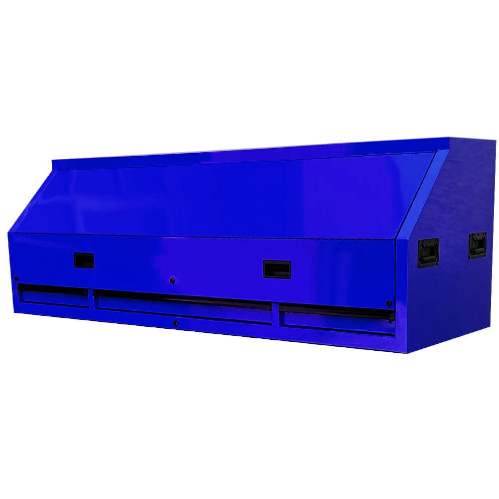 Maxim Pro Series 72” Top chest MAXIM 72" Blue 3 Drawers Top Hutch Toolbox