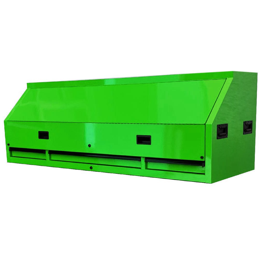 Maxim Pro Series 72” Top chest MAXIM 72" Green 3 Drawers Top Hutch Toolbox