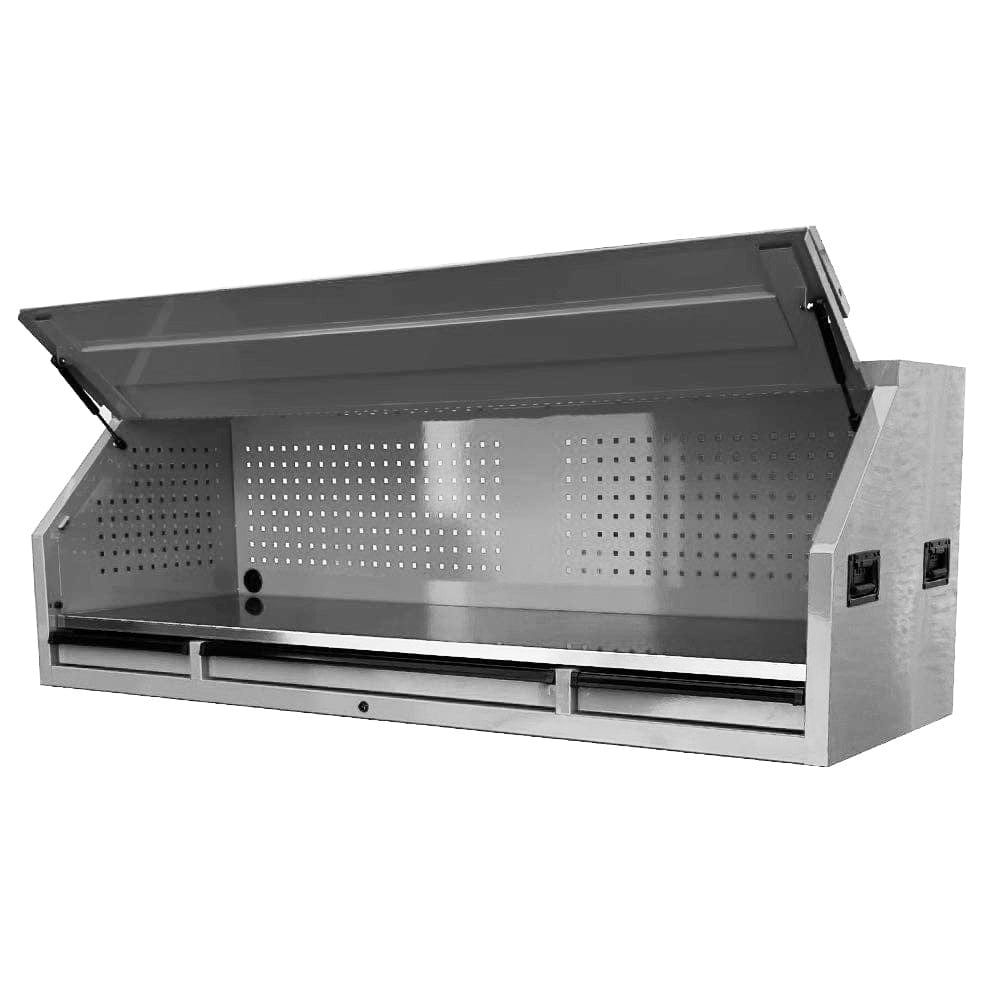 Maxim Pro Series 72” Top chest MAXIM 72" Nardo Grey 3 Drawers Top Hutch Toolbox