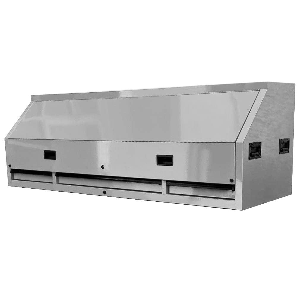 Maxim Pro Series 72” Top chest MAXIM 72" Nardo Grey 3 Drawers Top Hutch Toolbox