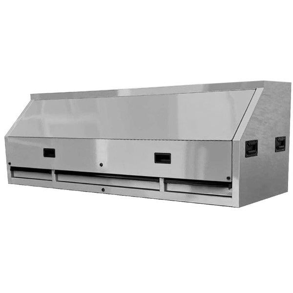 Maxim Pro Series 72” Top chest MAXIM 72" Nardo Grey 3 Drawers Top Hutch Toolbox