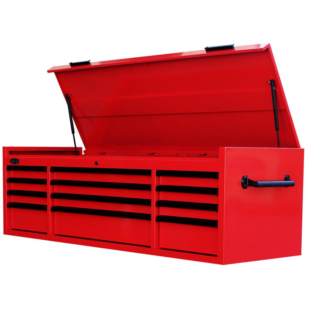 Maxim Pro Series 72” Top chest MAXIM 72” Red 12 Drawer Top Chest Toolbox