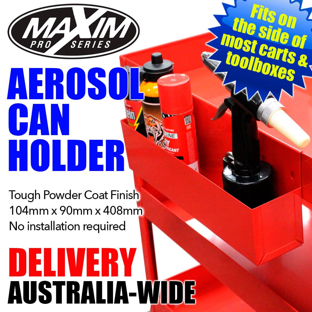 Maxim Pro Series Aerosol can holder MAXIM Red Aerosol Can Holder Red