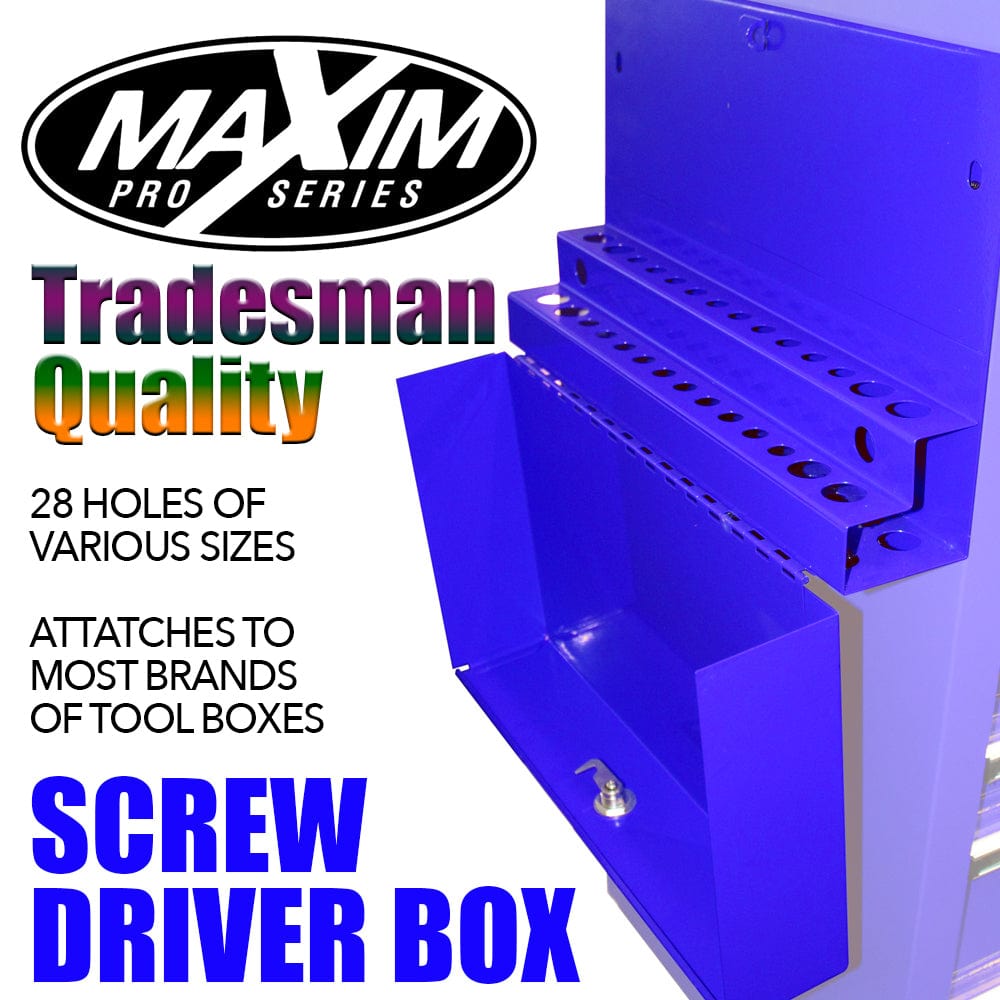 Maxim Pro Series Screwdriver box MAXIM Blue Screwdriver Box PI 008 SB BL