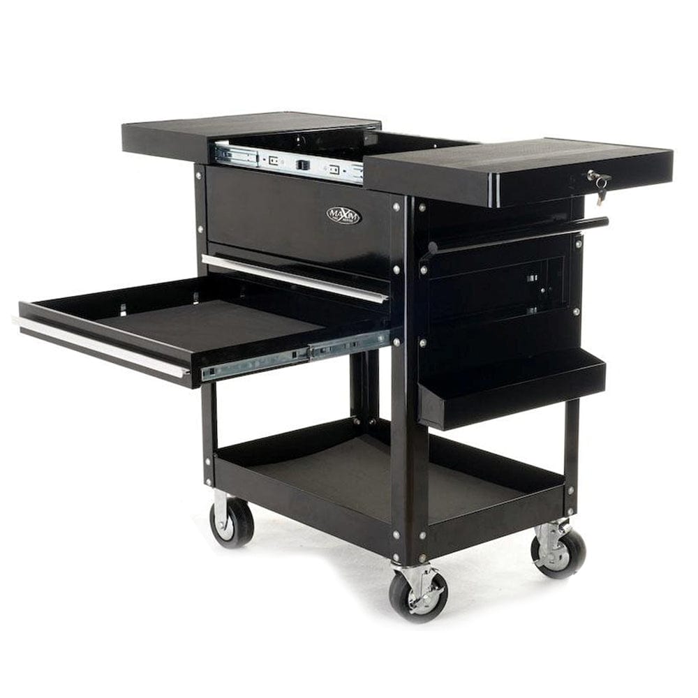 Maxim Pro Series Service Cart MAXIM Black Cantilever Service Cart