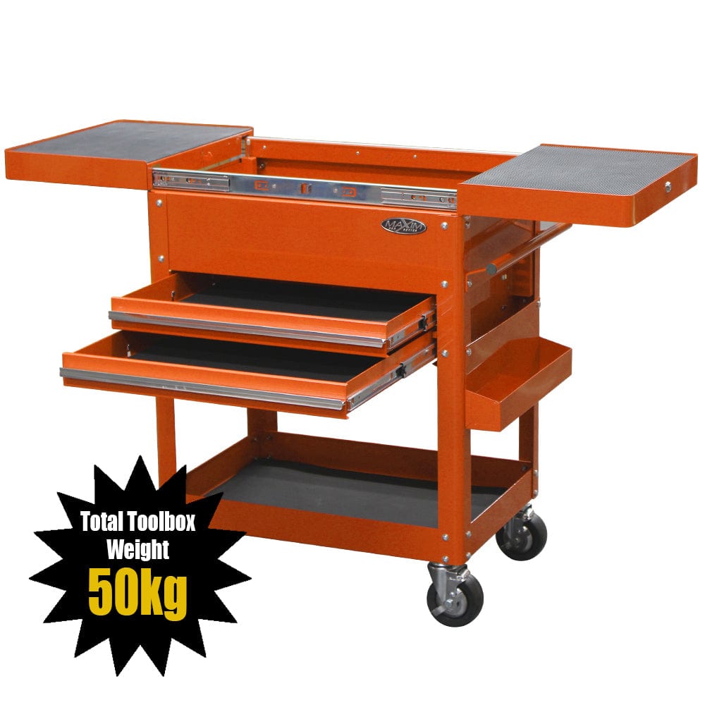 Maxim Pro Series Service Cart MAXIM Orange Bench Service Cart