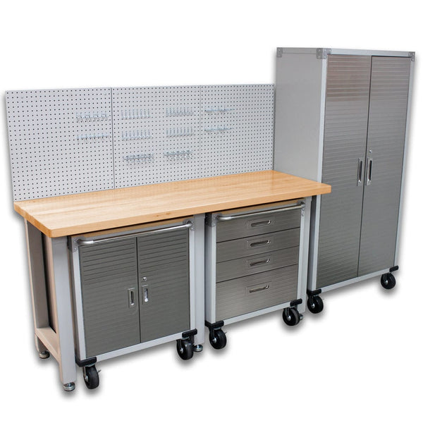 Seville Classics GS - 5 piece SEVILLE CLASSICS Ultra HD Garage Storage System 5 Piece Combination