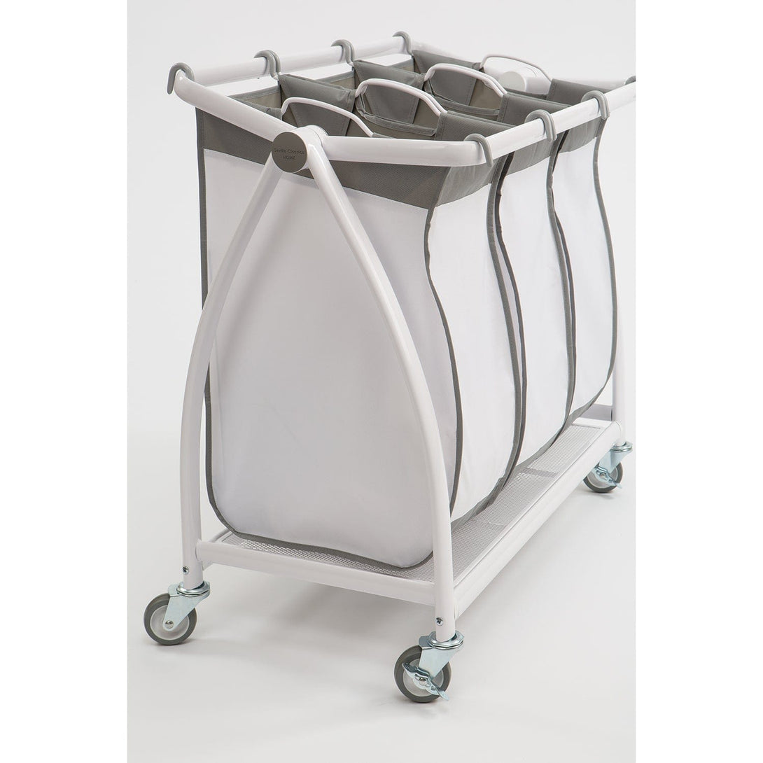 Seville Classics GS - Accessories SEVILLE CLASSICS Laundry Clothes Sorter Hamper Heavy Duty Cart