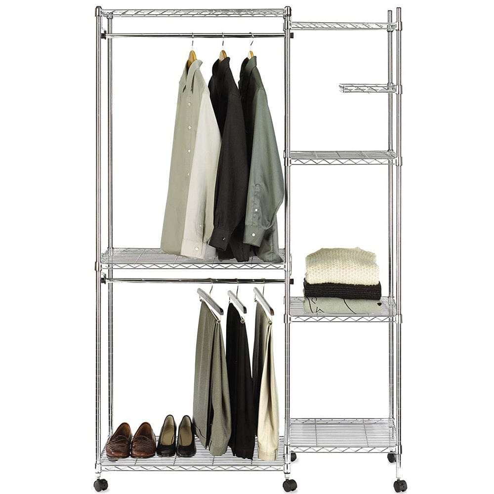 Seville Classics GS - Accessories SEVILLE CLASSICS Rolling Steel Wardrobe Organiser