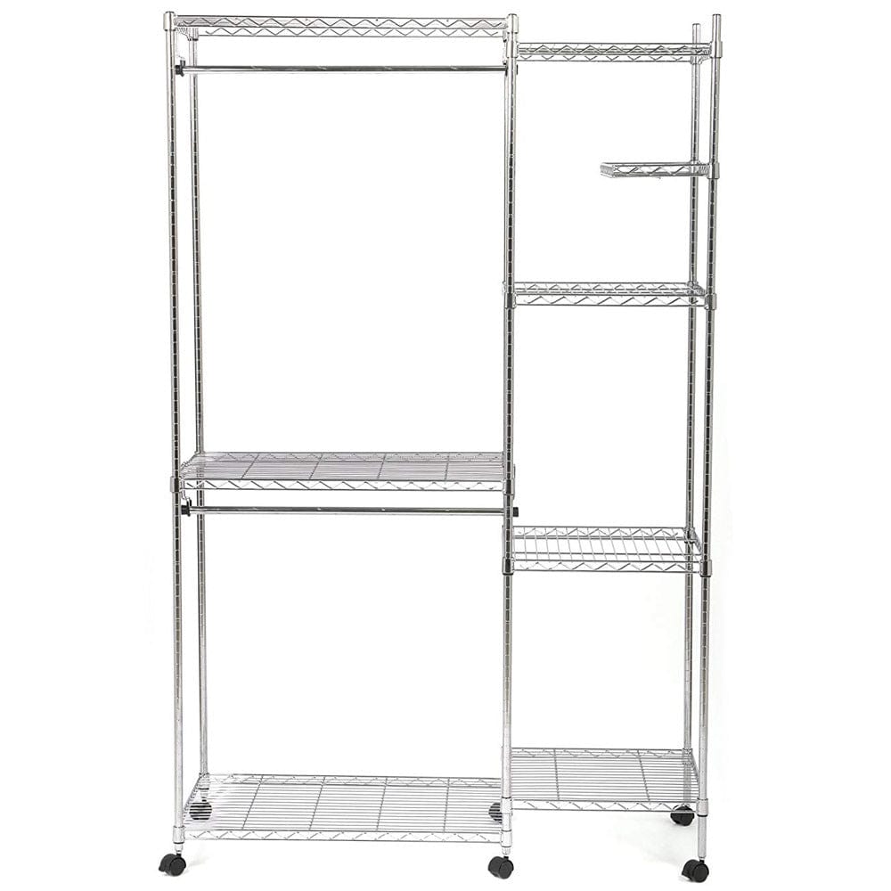 Seville Classics GS - Accessories SEVILLE CLASSICS Rolling Steel Wardrobe Organiser