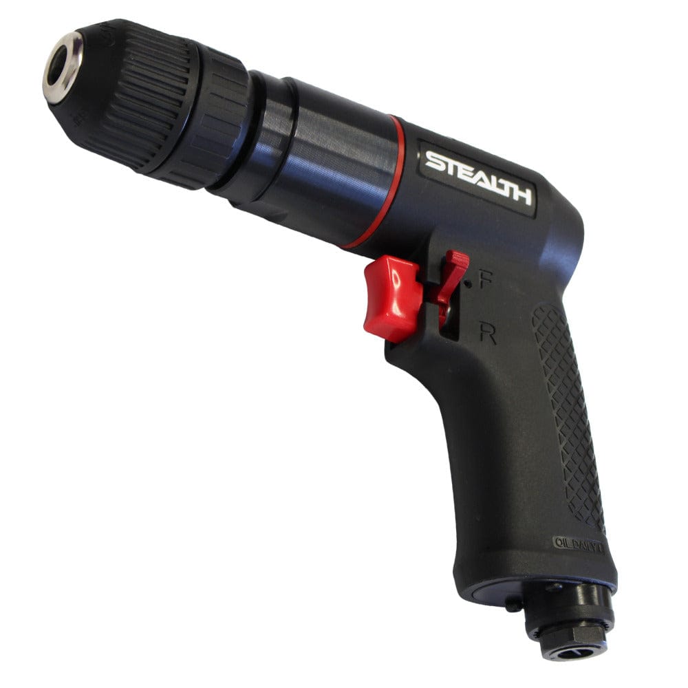 Stealth Air Tools STEALTH 3/8 inch Reversible Air Drill with Keyless Chuck