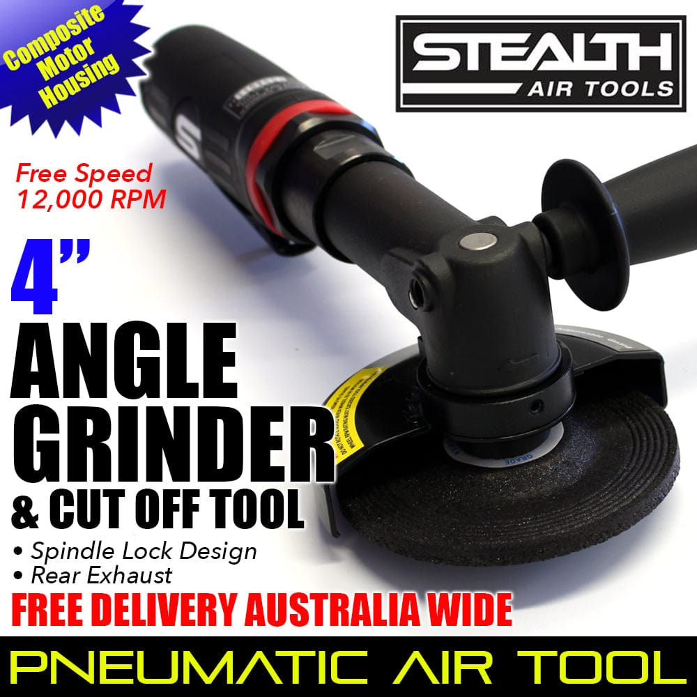 Stealth Air Tools STEALTH 4" Angle Grinder and Cut Off Tool