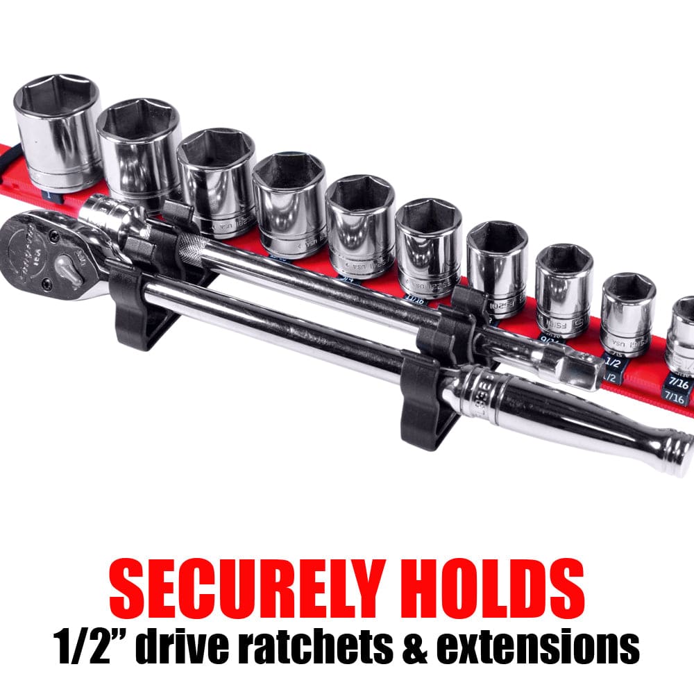 Stealth Speciality Tools Air Parts STEALTH 2 Pack 1/2 inch Drive Side Mount Ratchet & Extension Holder