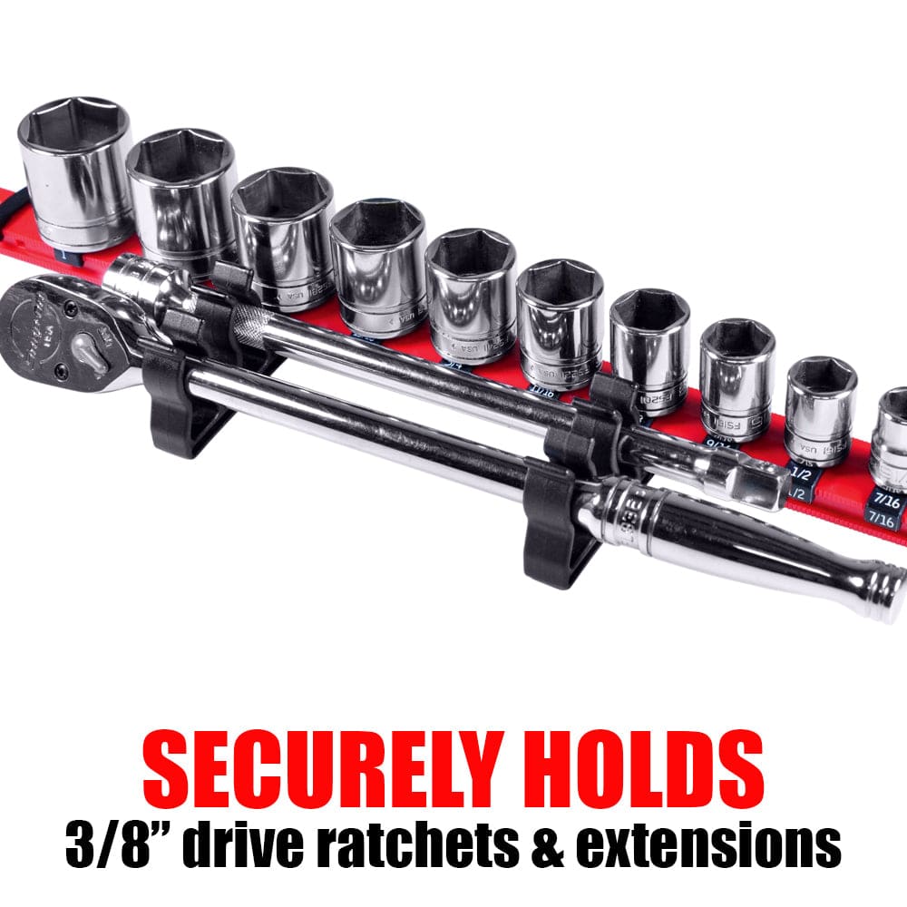 Stealth Speciality Tools Air Parts STEALTH 2 Pack 3/8 inch Drive Side Mount Ratchet & Extension Holder