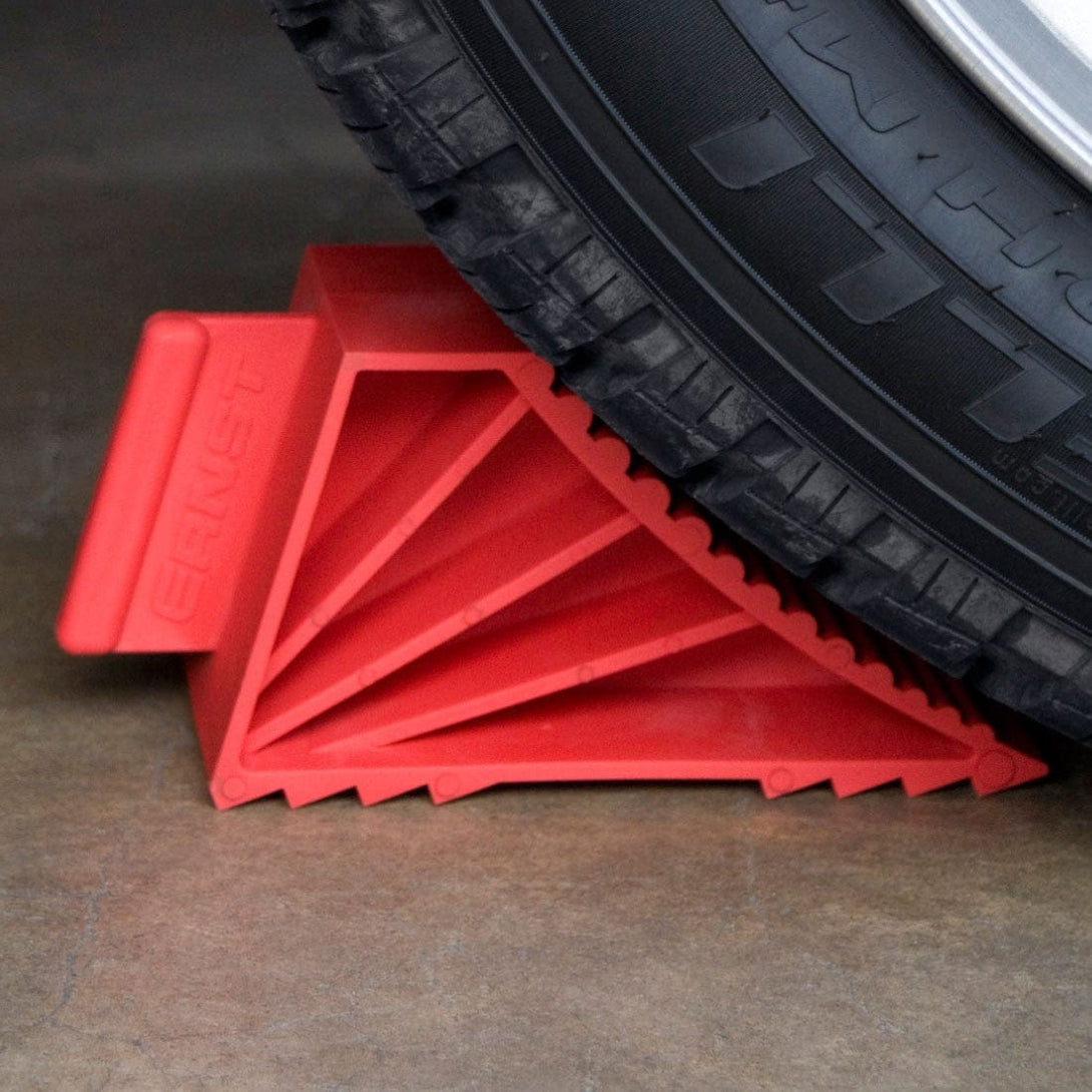 Stealth Speciality Tools High Grip Shop Chocks - Red 2 Pack