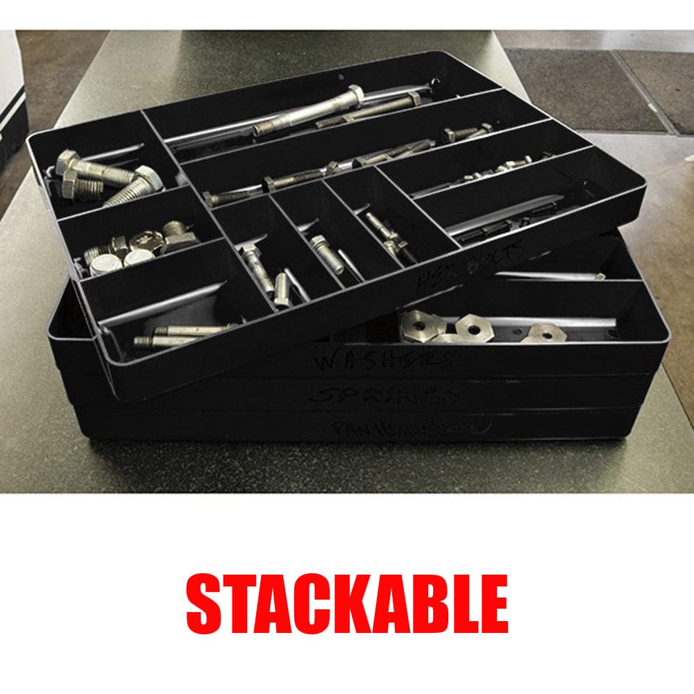 Stealth Speciality Tools Tool Organisers STEALTH 10 Compartment Black Tool Tray