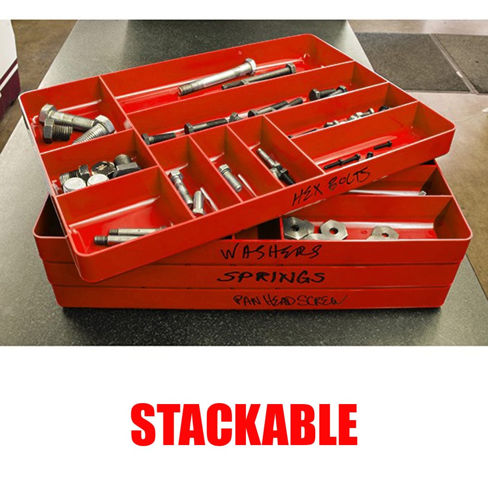 Stealth Speciality Tools Tool Organisers STEALTH 10 Compartment Red Tool Tray