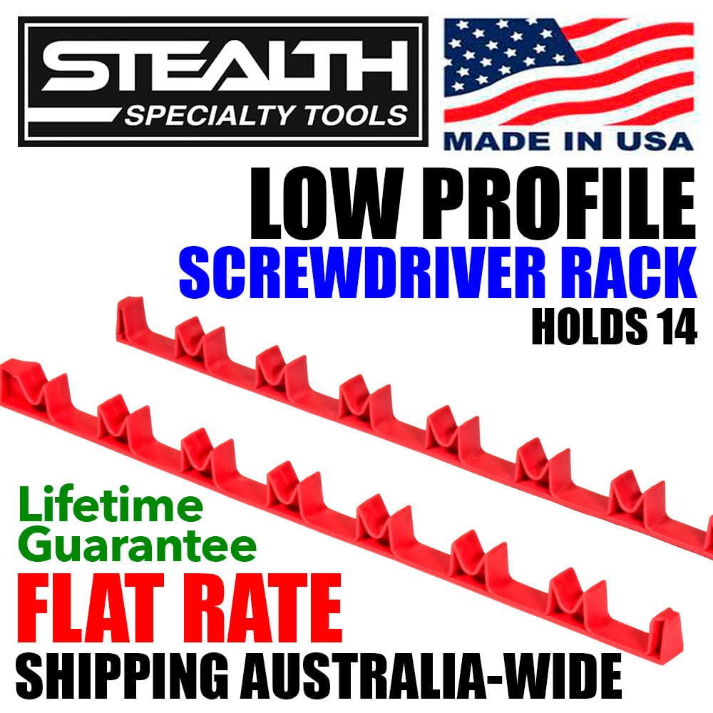 Stealth Speciality Tools Tool Organisers STEALTH 14 Tool Low Profile Screwdriver Rack