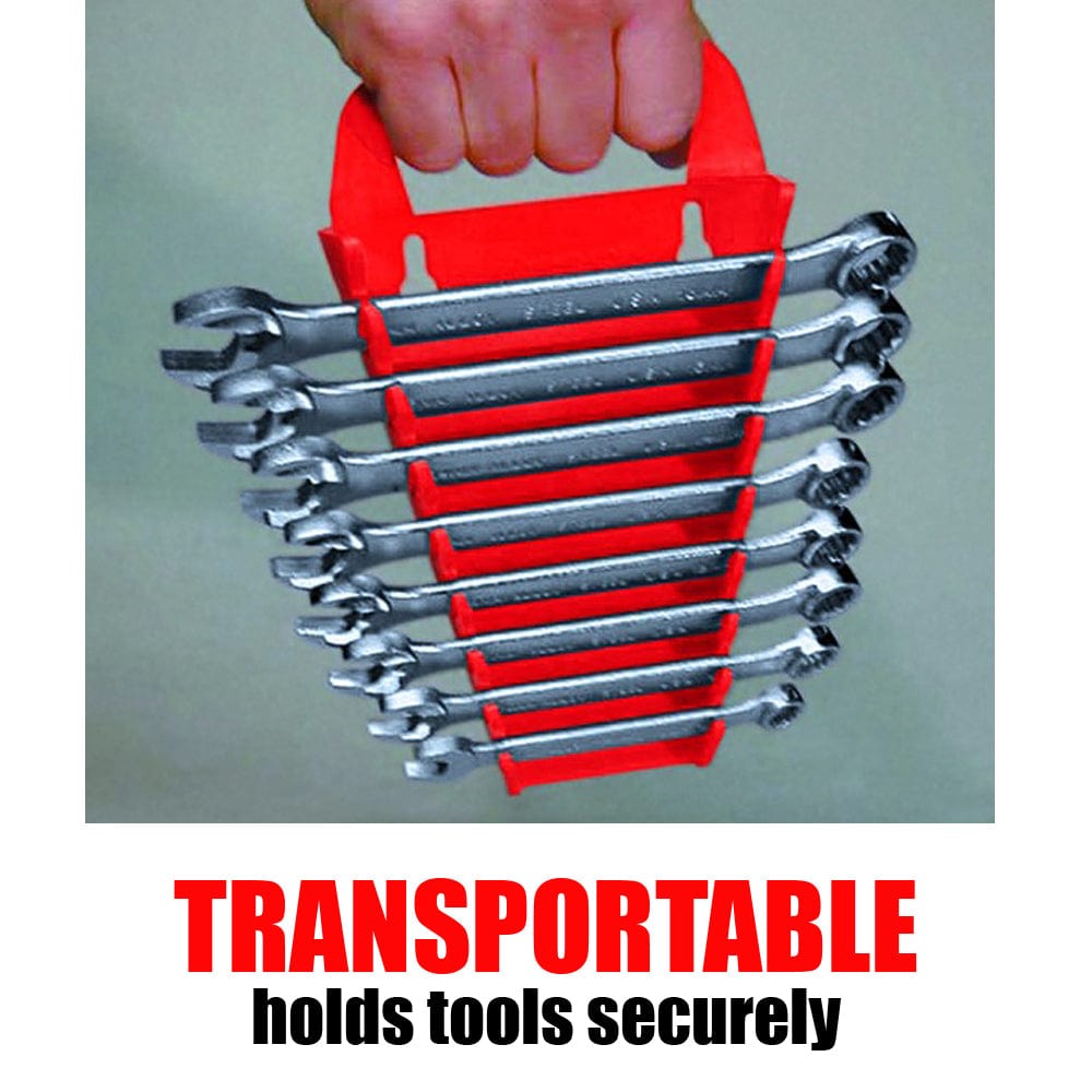 Stealth Speciality Tools Tool Organisers STEALTH 24 Tool Standard and Reverse Gripper Red Spanner Rack Combo