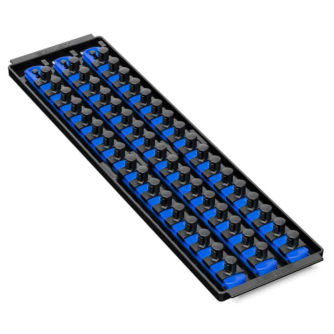 Stealth Speciality Tools Tool Organisers STEALTH 3 x 18" Rail 1/2" Socket Organiser with Tray Blue