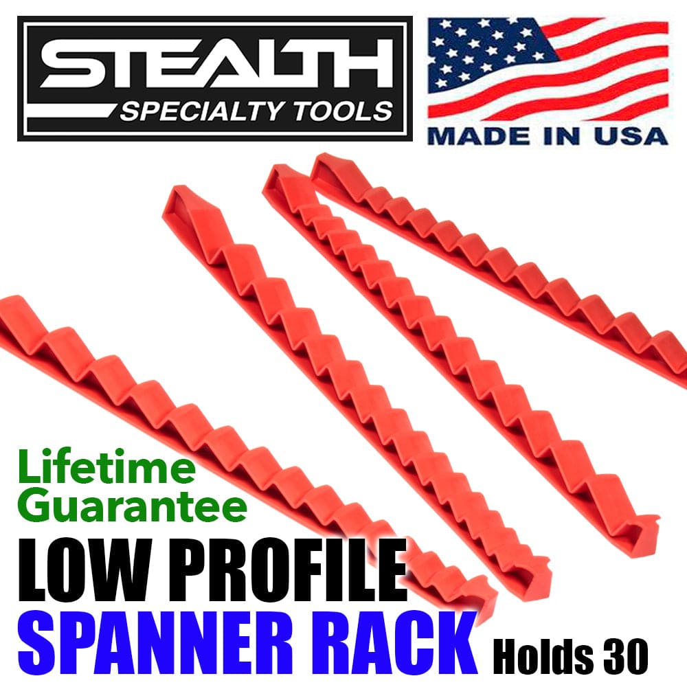 Stealth Speciality Tools Tool Organisers STEALTH Low Profile Spanner Rack - Holds 30 Tools