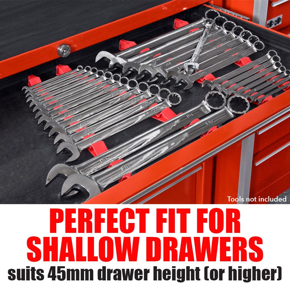 Stealth Speciality Tools Tool Organisers STEALTH Low Profile Spanner Rack - Holds 30 Tools