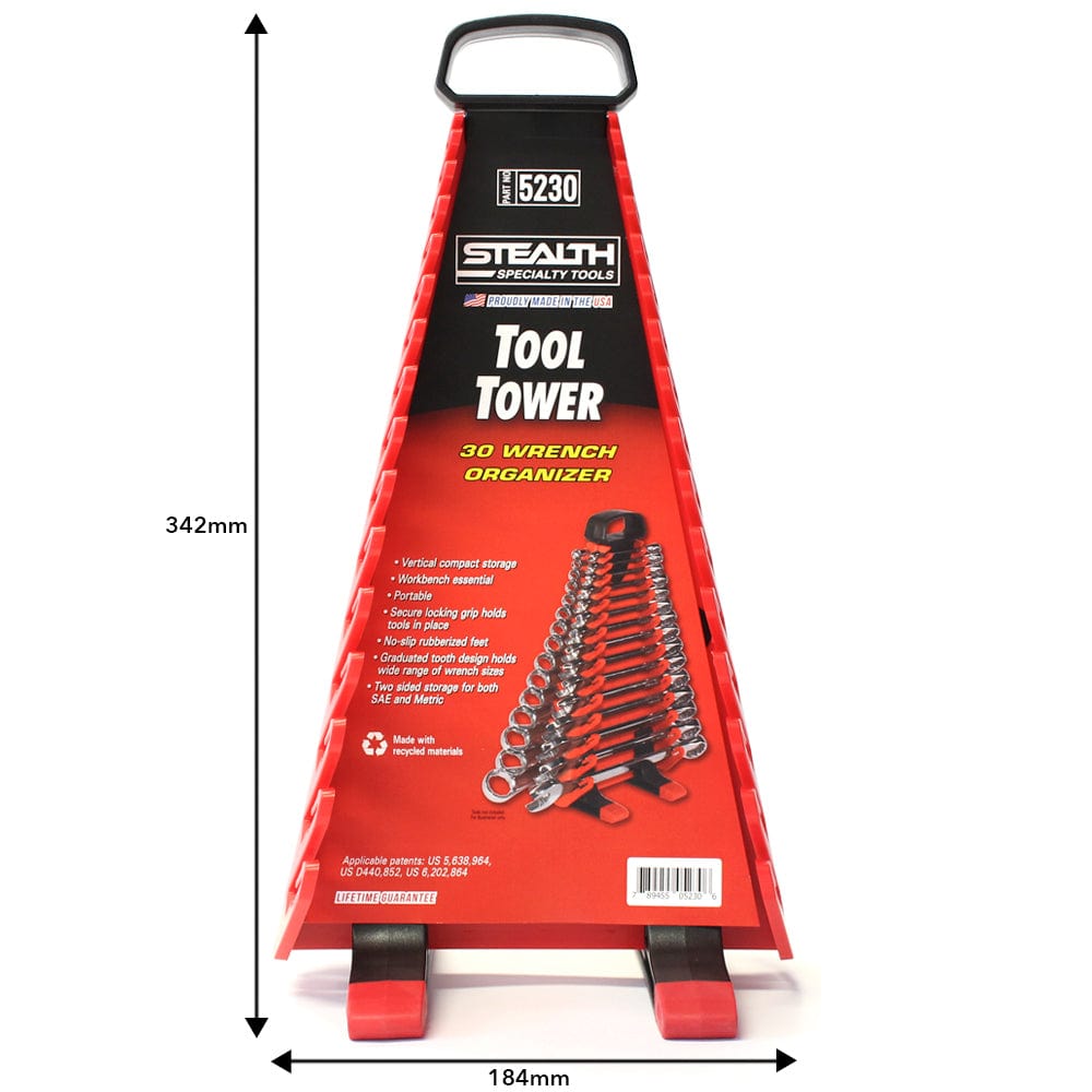 Stealth Speciality Tools Tool Organisers STEALTH Spanner Tool Tower System holds 30 Spanners