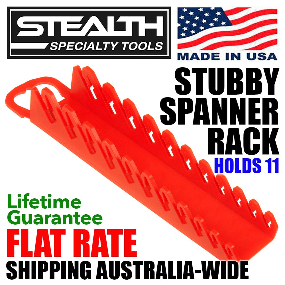 Stealth Speciality Tools Tool Organisers STEALTH Stubby Gripper Spanner Rack - Holds 11 Tools